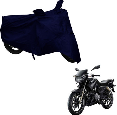 Deeshika Two Wheeler Cover for TVS(Apache RTR 160, Blue)