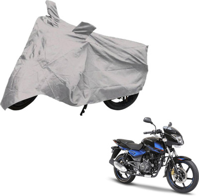 Deeshika Two Wheeler Cover for Bajaj(Pulsar 150 DTS-i, Silver)