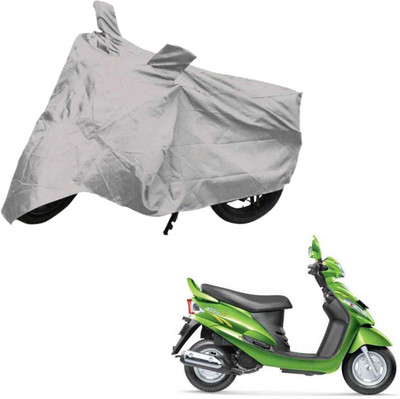Deeshika Two Wheeler Cover for Mahindra(Rodeo RZ, Silver)