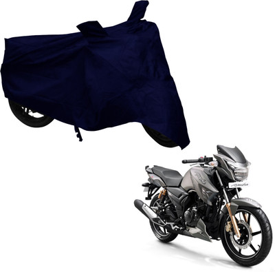 Deeshika Two Wheeler Cover for TVS(Apache, Blue)