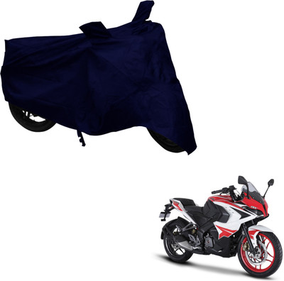 Deeshika Two Wheeler Cover for Bajaj(Pulsar RS 200, Blue)