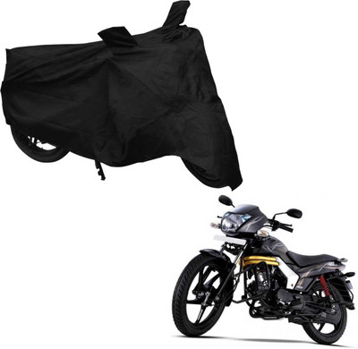 Deeshika Two Wheeler Cover for Mahindra(Centuro, Black)