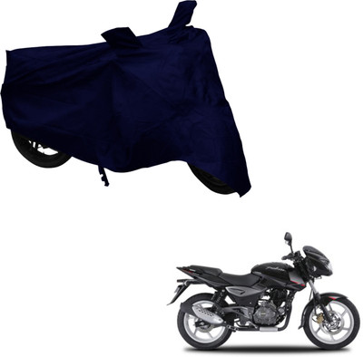 Deeshika Two Wheeler Cover for Bajaj(Pulsar 180 DTS-i, Blue)