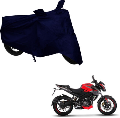 Deeshika Two Wheeler Cover for Bajaj(Pulsar 200 NS DTS-i, Blue)