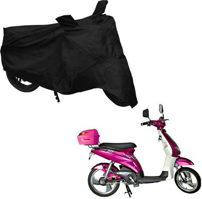 Deeshika Two Wheeler Cover for Avon(E Lite, Black)