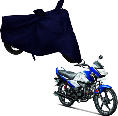Deeshika Two Wheeler Cover for Hero(Splendor I Smart, Blue)
