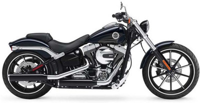 

Maisto Harley Davidson 2016 Breakout Bike Motorcycle Model, Scale 1:18, Black(Black)