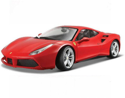 

Bburago Ferrari 488 GTB Scale 1:43 Diecast Model Car(Red)