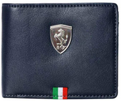 

TWINSTAR Men Blue Artificial Leather Wallet(3 Card Slots)