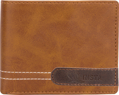 

INSTA SERVICE Men Tan Artificial Leather Wallet(6 Card Slots)
