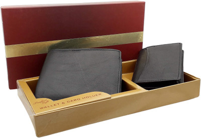 

Baluchi Men Black Genuine Leather Wallet(3 Card Slots)