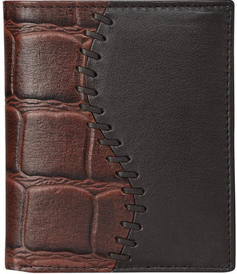 

Death By Color Men Casual Brown, Black Genuine Leather Wallet(9 Card Slots)