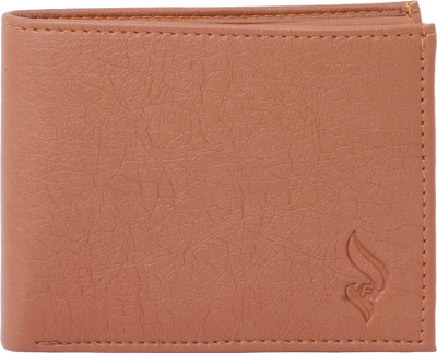 

fledge Men Tan Genuine Leather Wallet(5 Card Slots)