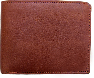 

modello crafts Men Brown Genuine Leather Wallet(6 Card Slots)