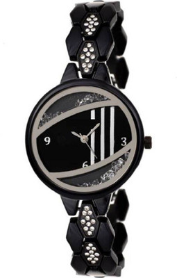 

TRUE KART New Black Color Letest fresh Arrival attractive Designer looks Watch - For Girls