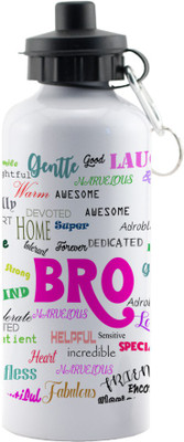 

LOF Rakshabandhan Special Gift Happy Rakshabandhan Mere Pyare Bhaiya 600ml Sipper Water Bottle Gifts For Rakhi 600 ml Sipper(Pack of 1, Multicolor)