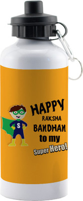 

LOF Rakshabandhan Special Gift Happy Rakhi Dear Bhaiya Special Gifts For Brother Rakshabandhan 600ml Sipper Water Bottle Gifts For Rakhi 600 ml Sipper(Pack of 1, Multicolor)