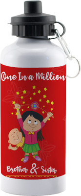 

LOF Rakshabandhan Special Gift Dear Brother on this Rakshabandhan I wish to say 600ml Sipper Water Bottle Gifts For Rakhi 600 ml Sipper(Pack of 1, Multicolor)