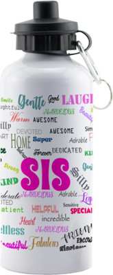 

LOF Rakshabandhan Special Gift Bhaiya Happy Rakshabandhan Gifts For Sister 600ml Sipper Water Bottle Gifts For Rakhi 600 ml Sipper(Pack of 1, Multicolor)