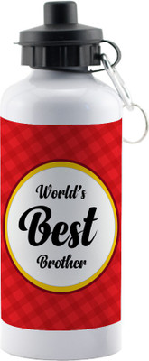 

LOF Rakshabandhan Special Gift Rakhi Wish Big Brother Gifts For Rakshabandhan 600ml Sipper Water Bottle Gifts For Rakhi 600 ml Sipper(Pack of 1, Multicolor)