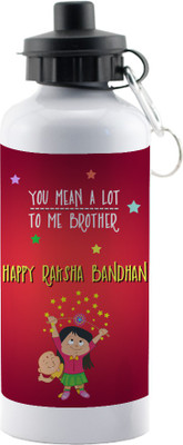 

LOF Rakshabandhan Special Gift World's Best Brother Gifts For Raksha Bandhan a Special Moment 600ml Sipper Water Bottle Gifts For Rakhi 600 ml Sipper(Pack of 1, Multicolor)