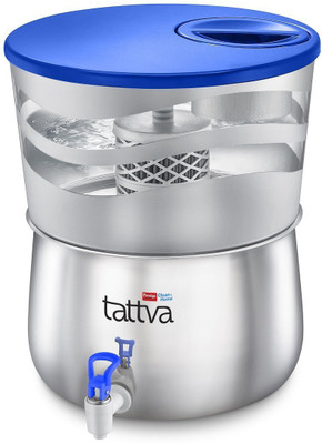 Prestige Tattva 1.0 16 L Gravity Based Water Purifier(Steel)