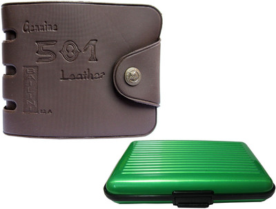 

Apki Needs Wallet Combo(Brown, Green)