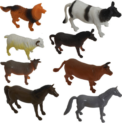 

Apurbas 4 INCH FARM ANIMALS PACK OF 8(Multicolor)