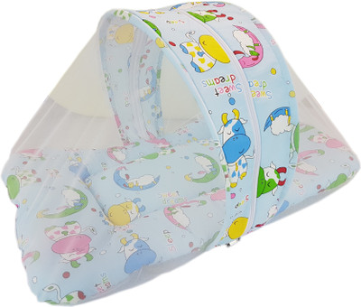 

Amardeep Cow Blue Standard Crib(Fabric, Multicolor)