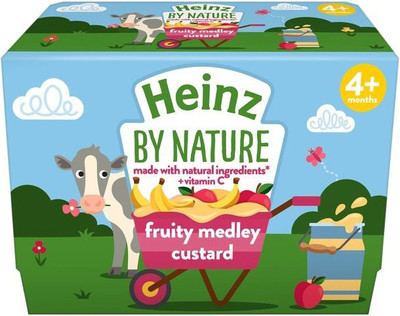 

heinz Fruity Medley Custard 4 x 100g (400g) Cereal(400 g, 4+ Months)