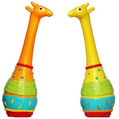 

Toyshine 2 in 1 Giraffe Rattle Toy, Non-toxic Rattle(Multicolor)