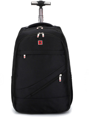 

TraveleXp Anti-Theft-Coded-Lock-17-Trolley 40 L Trolley Laptop Backpack(Black)