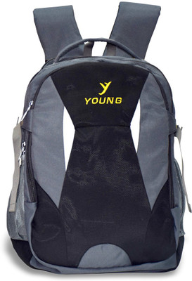 

Young Glitter Backpack for 18-inch ( Grey ) 4.5 L Backpack(Grey, Blue)