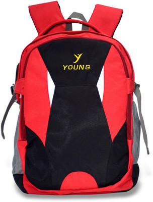 

Young Glitter Backpack for 18-inch (Red ) 4.5 L Backpack(Red, Black)