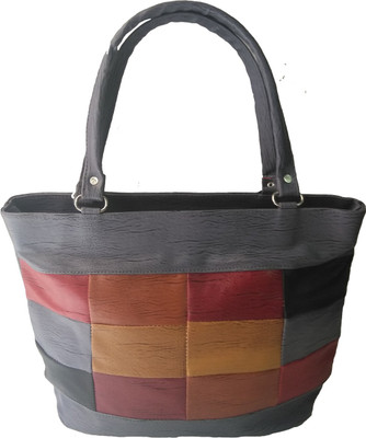 

RBRN Women Casual Check Handbag Shoulder Bag(Grey, 16 inch)
