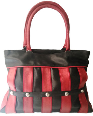 

RBRN Women Casual Striped Handbag Shoulder Bag(Black, 16 inch)