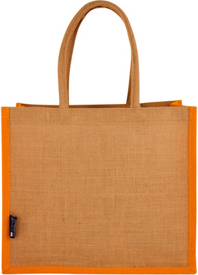 

Promise Bags Perfect Eco Friendly Naturally processed Multipurpose Reusable Jute Bags(Yellow Boarder) Multipurpose Bag(Yellow, 10 L)