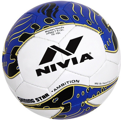 

Nivia Shining Star Ambition Football - Size: (Pack of 1, White