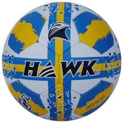 

HAWK Argentina, Rubberised, Extra Durable, Premium Quality, Size  Football - Size: (Pack of 1, White, Multicolor