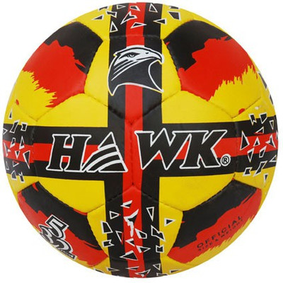 

HAWK Germany, Rubberised, Extra Durable, Premium Quality, Size  Football - Size: (Pack of 1, Yellow, Multicolor, Neon yellow;multicolor