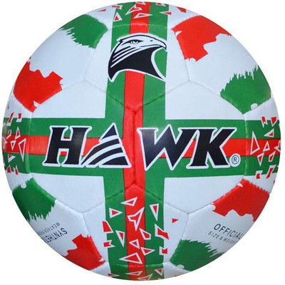 

HAWK Italy, Rubberised, Extra Durable, Premium Quality, Size  Football - Size: (Pack of 1, White, Multicolor