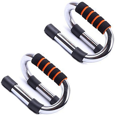

GOCART S – Shape Push Up Bar Stand Pair Work Out Stand With Comfort Grip And Ergonomic Angle Foam Handles For Floor Workout Stand For Men & Women Pectorals Muscle Building Fitness Push Up Bar For Home And Gym Fitness ( Red & Black color ) Push-up Bar(Blac