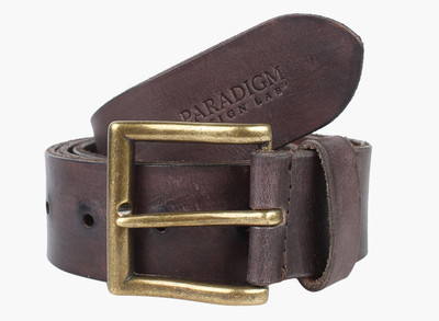 

Paradigm Design Lab Men Casual Brown Genuine Leather Belt