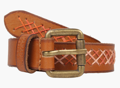 

Paradigm Design Lab Women Casual Tan Genuine Leather Belt