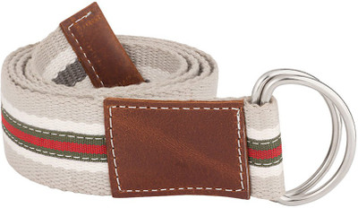 

Voylla Men Casual Grey Fabric Belt, Multicolor