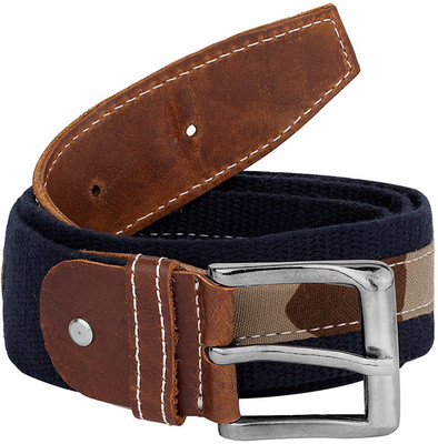 

Voylla Men Casual Blue Fabric Belt, Multicolor