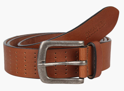 

Paradigm Design Lab Men Casual Tan Genuine Leather Belt