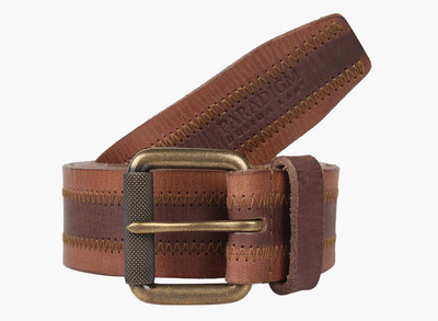 

Paradigm Design Lab Men Casual Brown Genuine Leather Belt