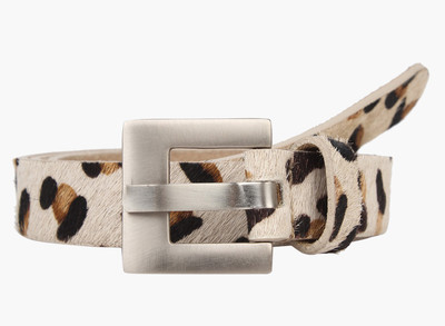 

Paradigm Design Lab Women Casual Black, White Genuine Leather Belt, Black and white