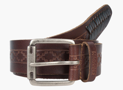 

Paradigm Design Lab Men Casual Brown Genuine Leather Belt